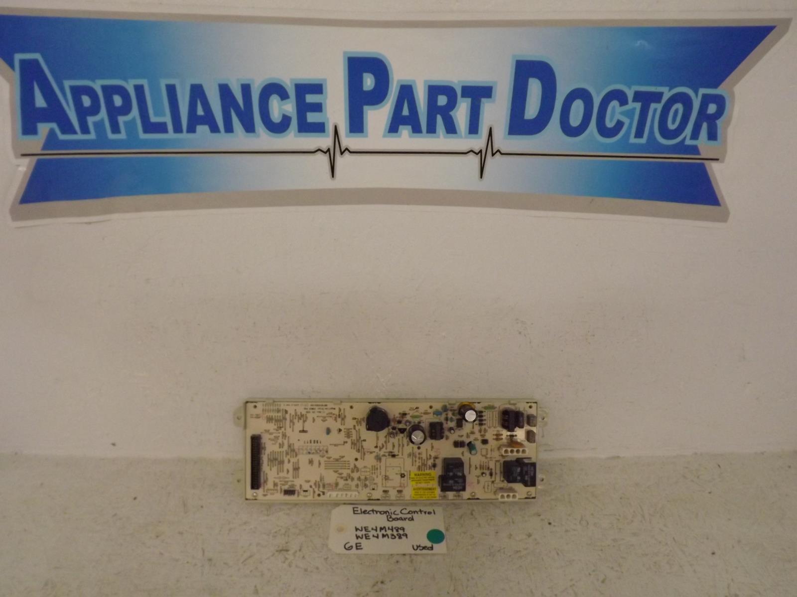 GE Dryer WE4M489 WE4M389 Electronic Control Board Used GE Dryer WE4M489 WE4M389 Electronic Control Board Used